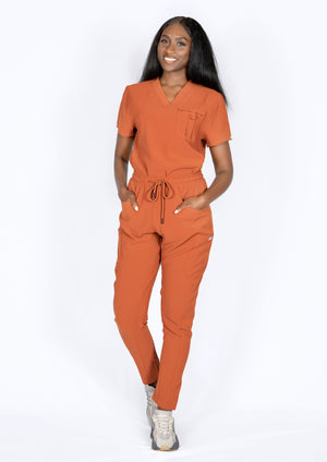 Rust 1 pocket Top (FF-002 unsex style)