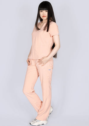 Peach 2 Pockets fitted Top (FF-001 women style)