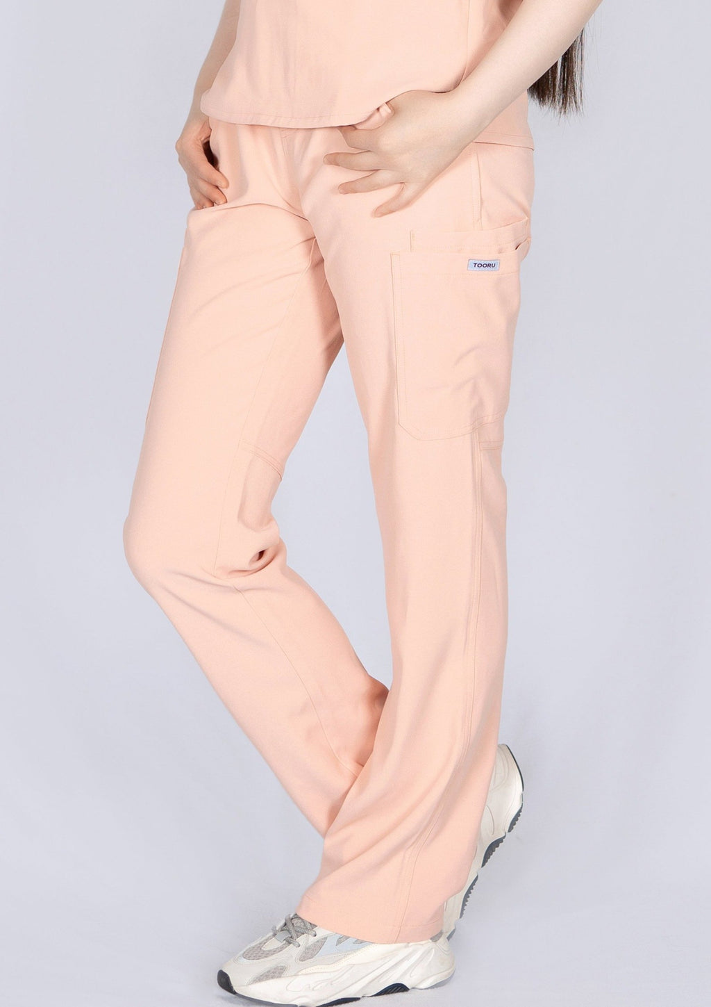 Peach  6 Pockets Straight Pants (FF-001 women style)